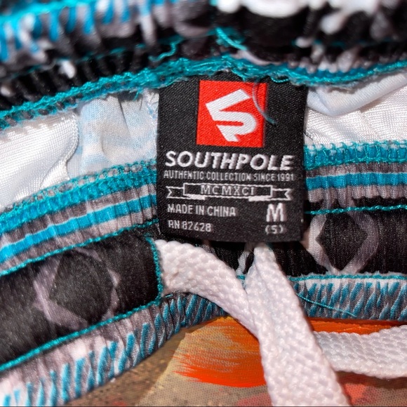 South Pole | Boys Aztec Print Drawstring Shorts - Picture 3 of 5